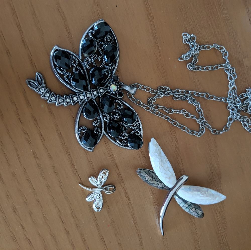 Bundle or Dragonfly pendants